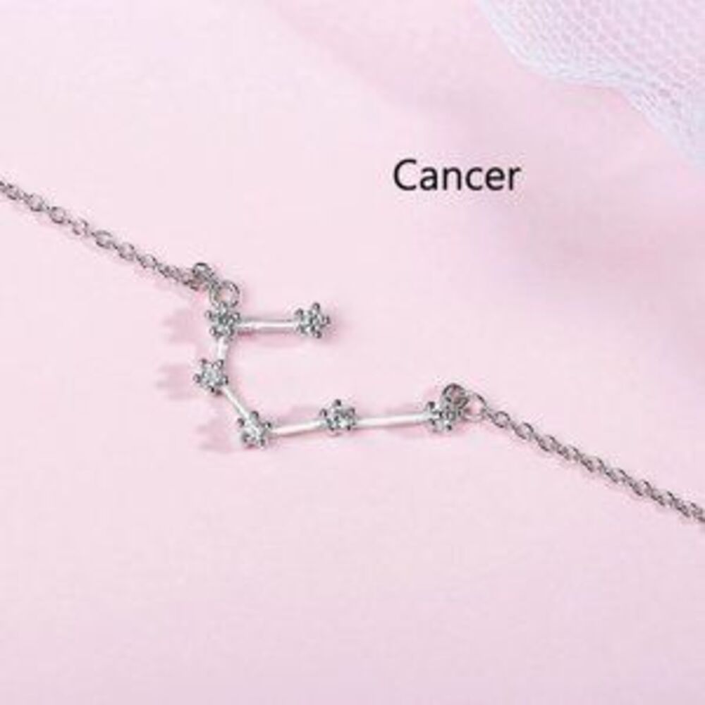 925 Sterling Silver Zodiac Bracelet-Cancer